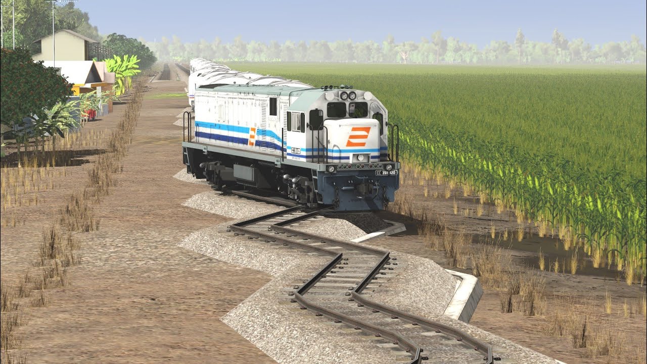Kereta Api VS Rel Anti Ngantuk Super | Train VS Super Anti Sleepy Rails