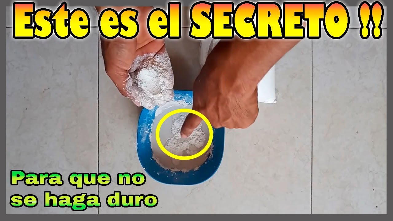 Como PREPARAR el YESO para que NO se Endurezca Rapido
