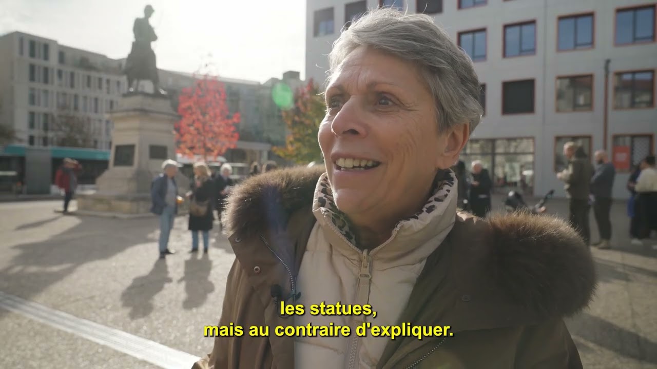 La Table de Désorientation : un anti-monument face à la statue coloniale du sergent Blandan