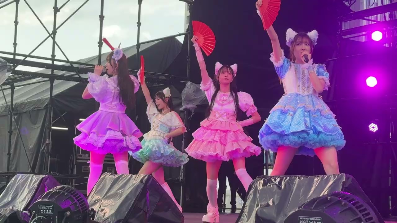 2025.04.26   わーすた　「HYPE IDOL! ×アドレナリン DAY1＠肉フェス2025TOKYO ステーキ王決定戦」　@お台場特設会場 お台場青海地区P区画