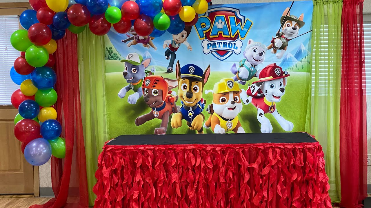 Decoración de Paw Patrol