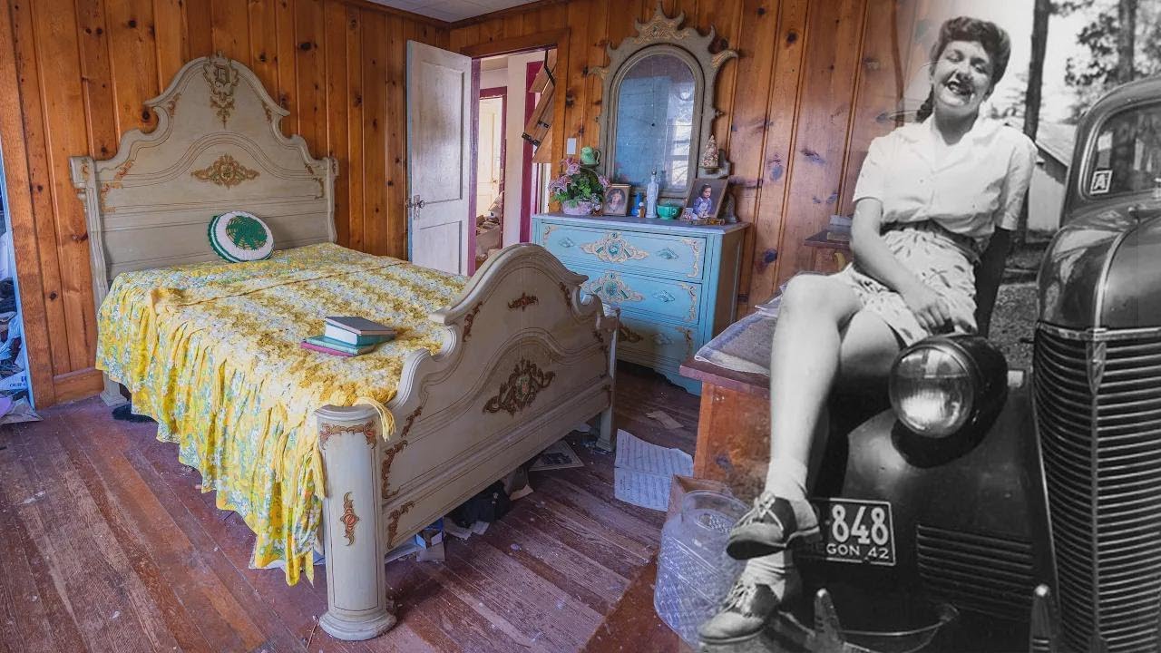 Casa americana abandonada h&aacute; 25 anos: achamos um tesouro da fam&iacute;lia no quintal!