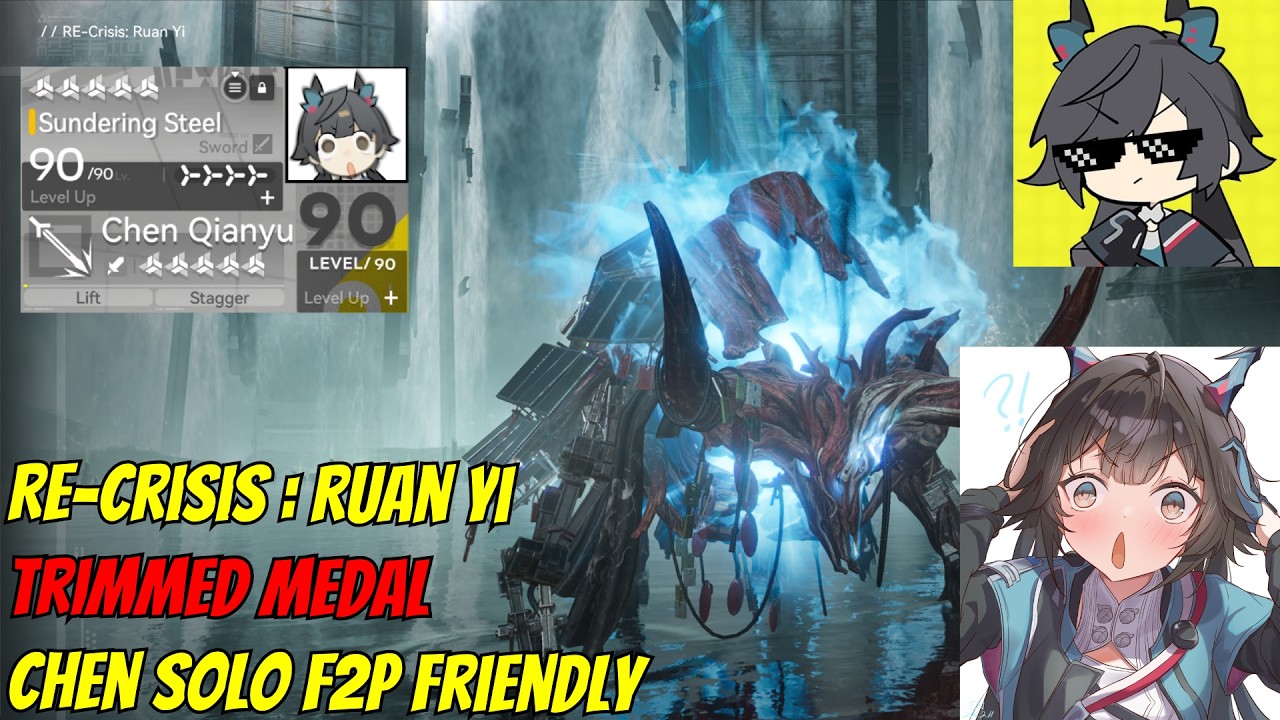 Arknights Endfield | Re-Crisis: Ruan Yi - Trimmed Medals | Chen Solo F2P Friendly