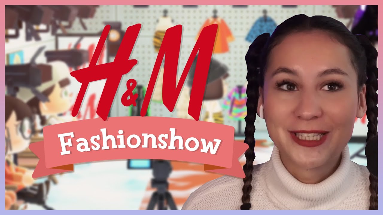 WIR machen eine Fashionshow in ACNH für H&M - ANIMAL CROSSING NEW HORIZONS #ad