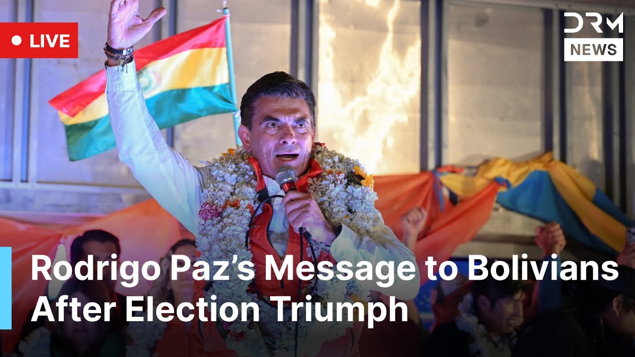 LIVE: Rodrigo Paz Speaks After Winning Bolivia&rsquo;s Presidential Election | AC1N