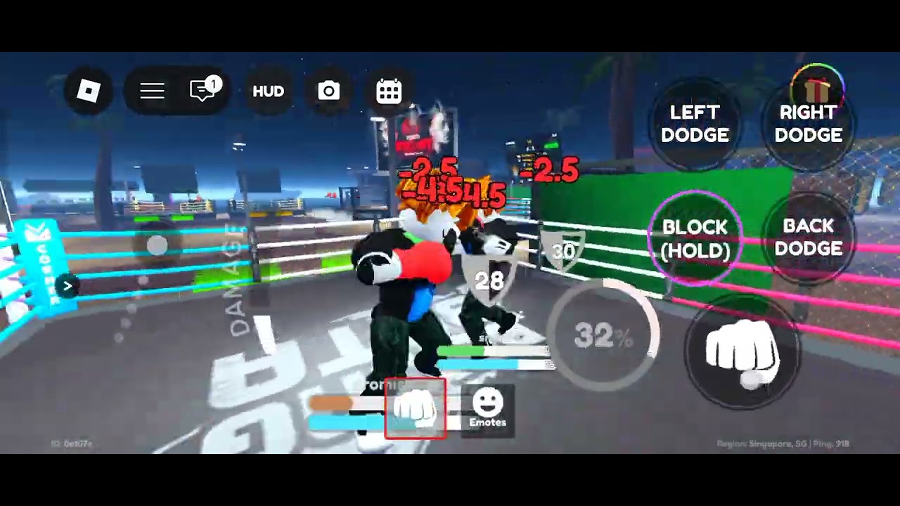 Today I became a boxer in Roblox 🎉🥳🥳