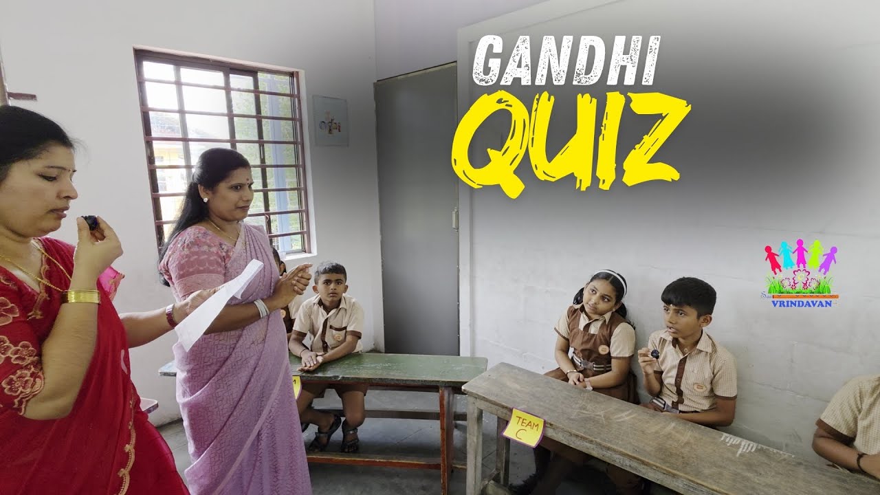Gandhi Jayanti Quiz Competition | Sai Vrindavan Primary School | Gandhi Jayanti Celebration 2025