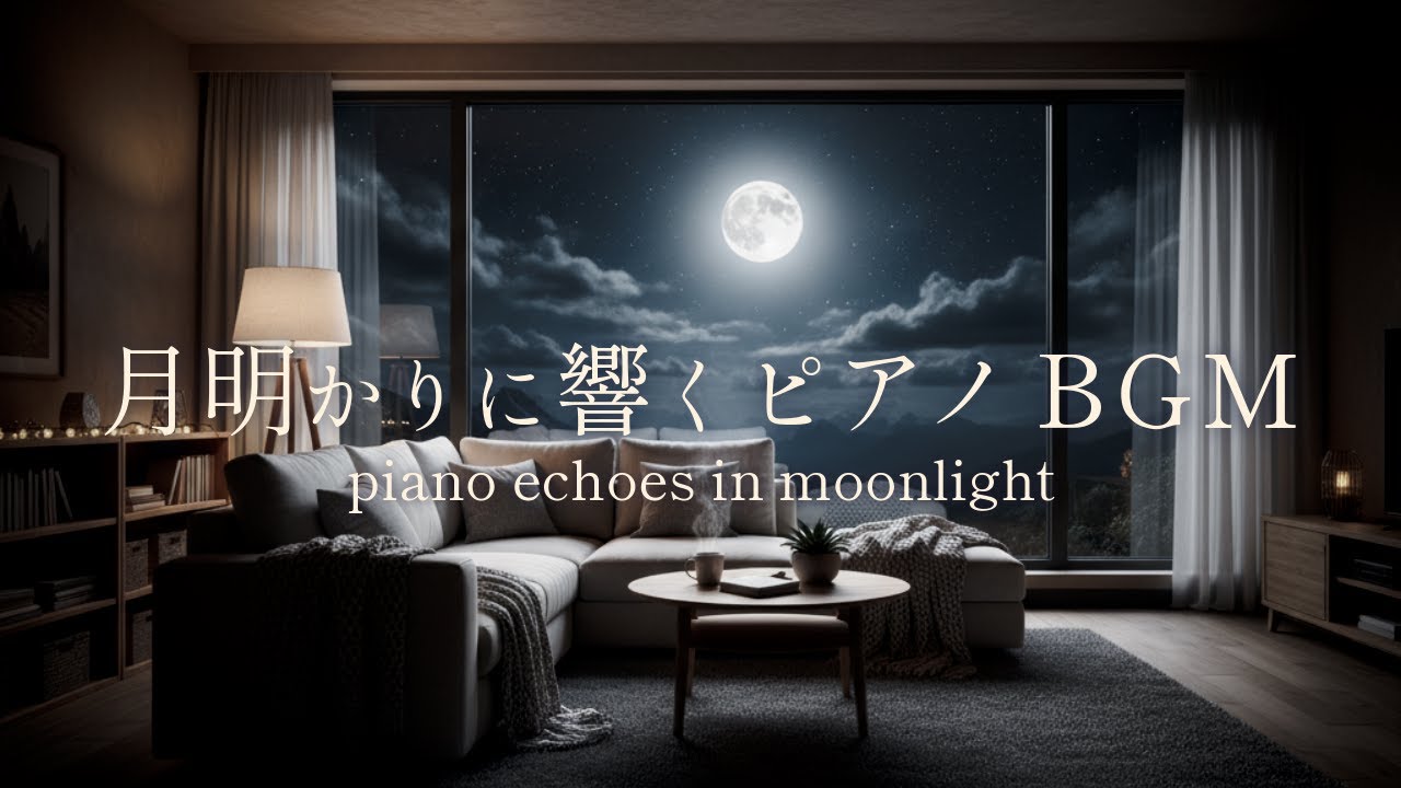 【夜のリラックスBGM】月明かりに響くピアノ | Relaxing Piano under the Moonlight 🌙 作業用・勉強用