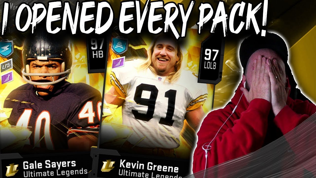 Я открыл все наборы Ultimate Legends! Более 2 миллионов монет! [Madden 20 Ultimate Team]