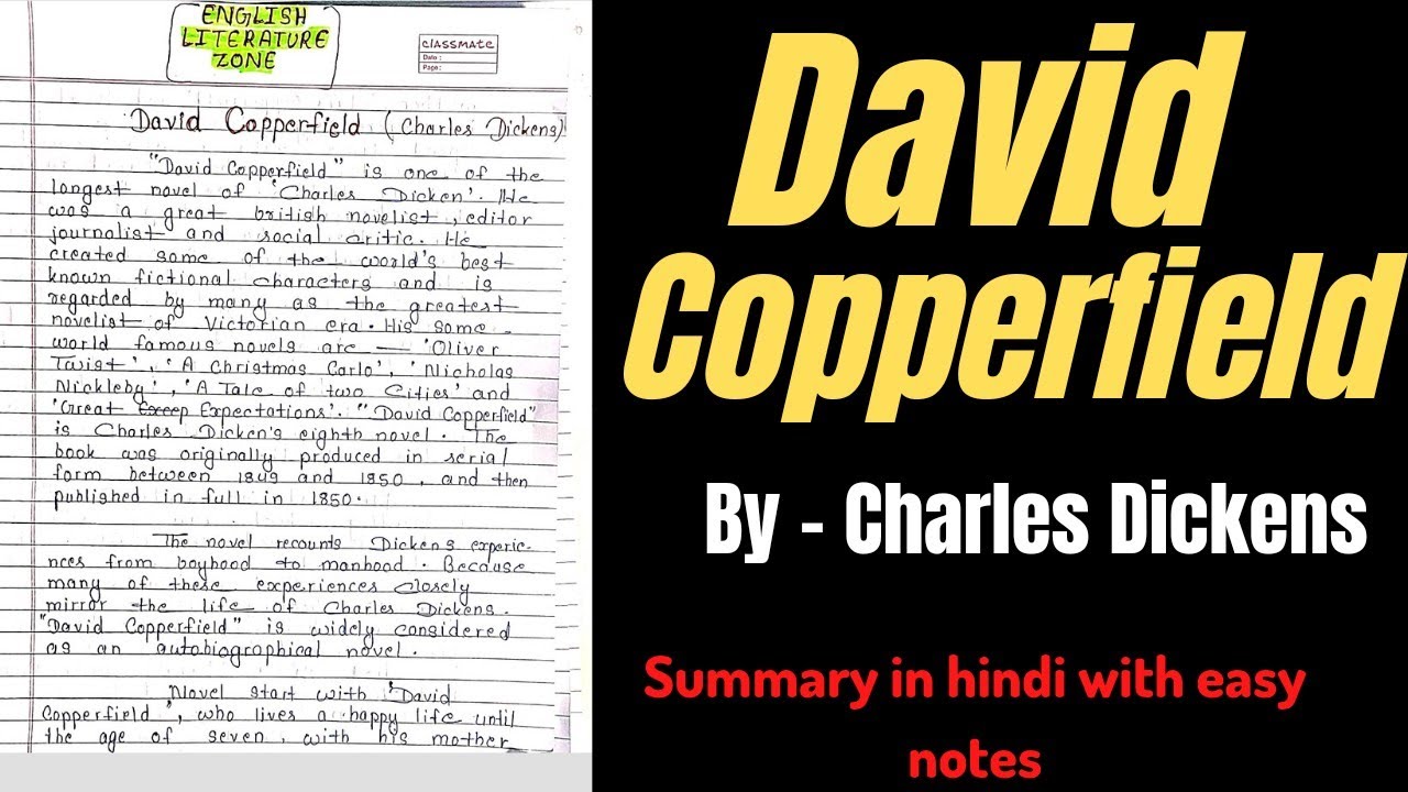 David Copperfield | David Copperfield Charles Dickens | David Copperfield Summary