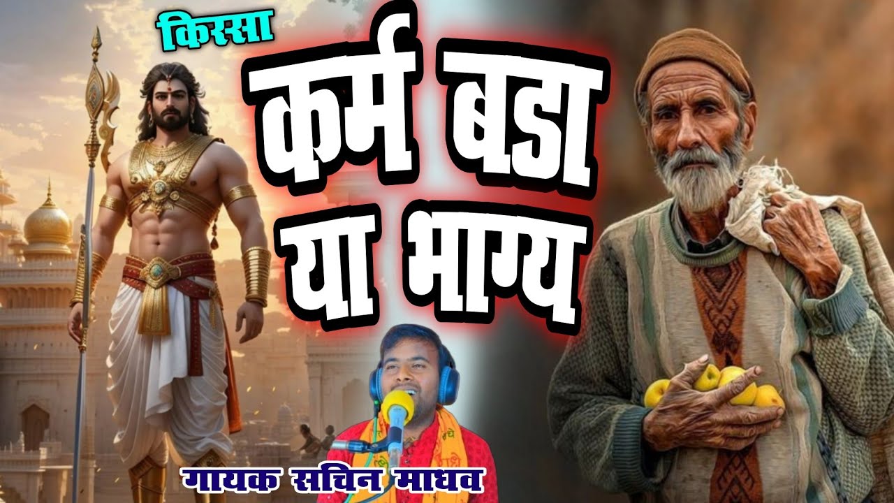 किस्सा कर्म बडा या भाग्य _ गायक सचिन माधव 