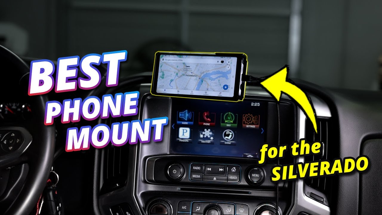 The Best Silverado Sierra Phone Ipad Mount installation and Review 2014-2018