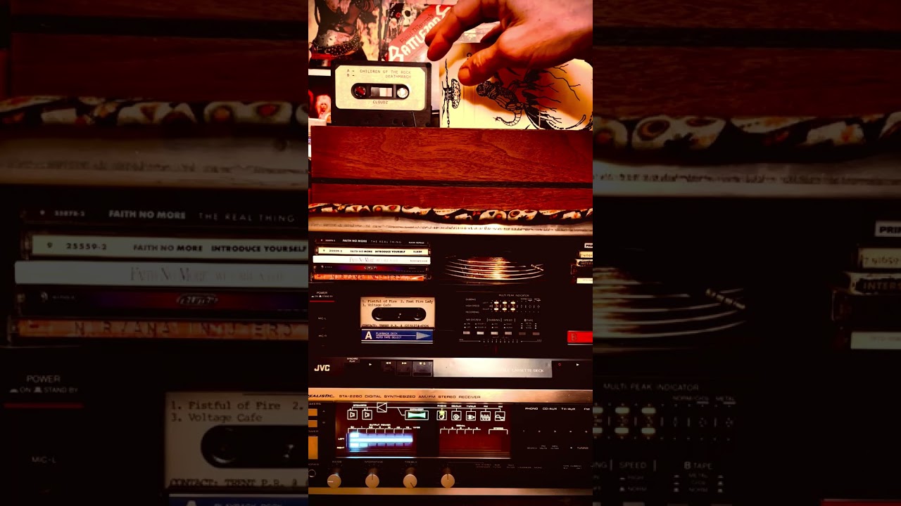 Extremely rare demo cassette tape of Harsh Reality (formerly known as CLOUDZ) - Fast Fire Lady 