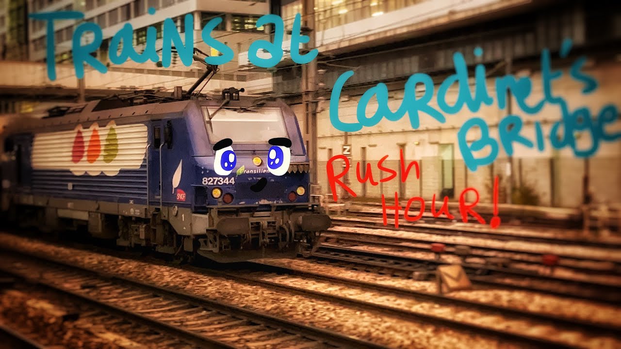 Transilien Spotting Saison 4: Trains At Cardinet's Bridge Rush Hour!!