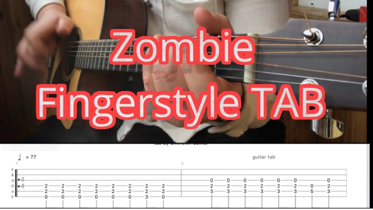 Zombie - Cranberries | Fingerstyle Guitar cover + TABS | JekosGuitar