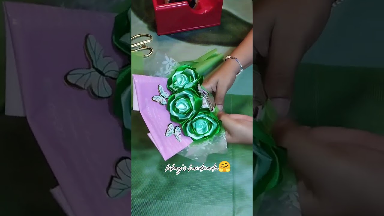 Green Bouquet Flower Arrangement💐