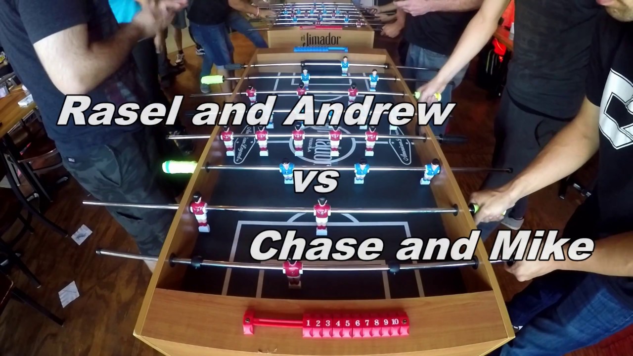 Quarter Finals! El Jimador $5000 Foosball Tournament  Chase Pennell and Mike B vs Rasel and Andrew