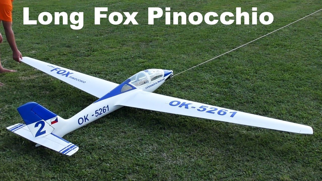 Long Fox Pinocchio Reichard Modelsport, scale RC glider, Hranice 2020