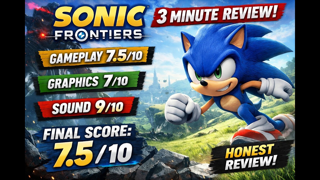Честный обзор Sonic Frontiers – Соник в открытом мире действительно работает?!