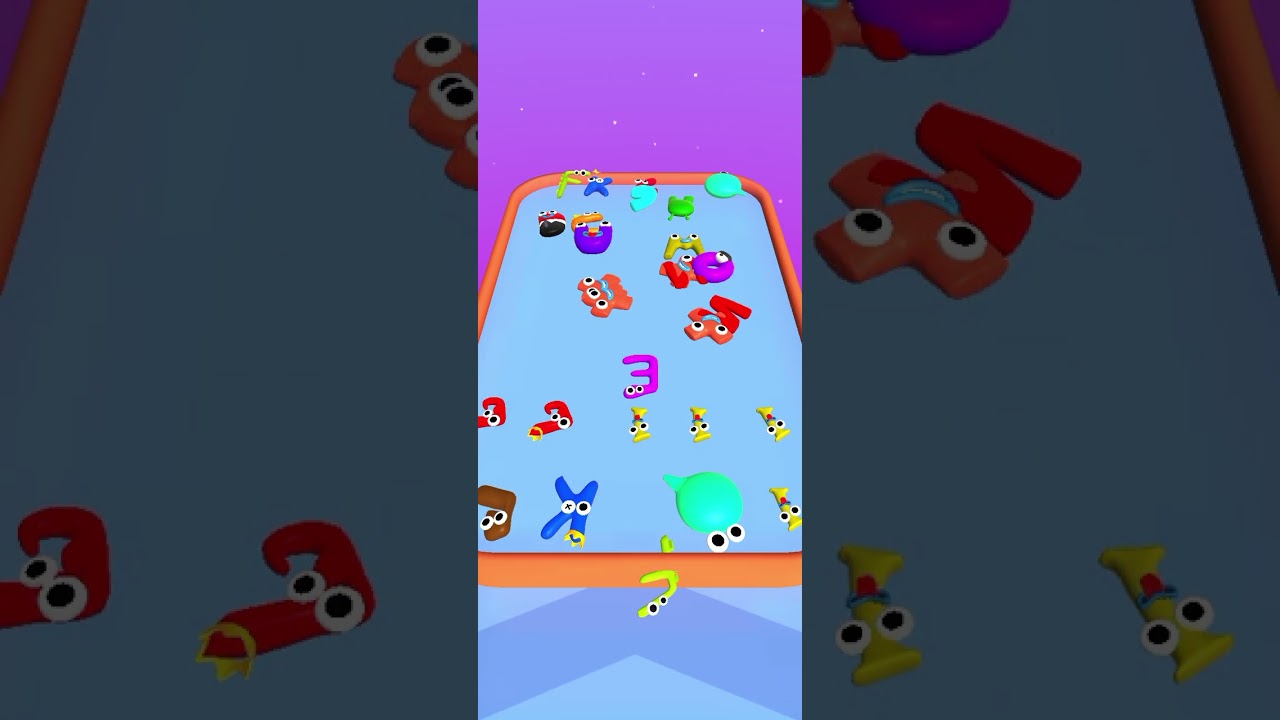 Merge Alphabet Run Part 13 Level (71-74) Gameplay Walk-through Android IOS 