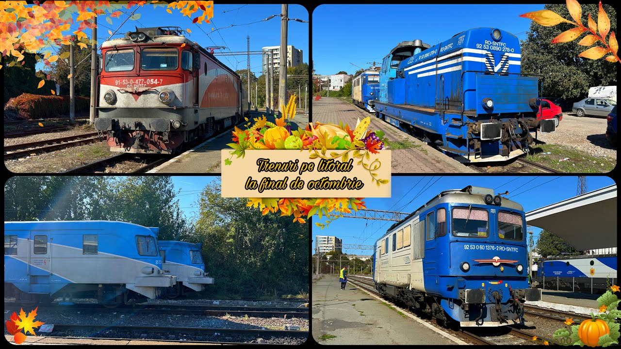 Trenuri în gara Constanța și Valu lui Traian | 22 octombrie 2024