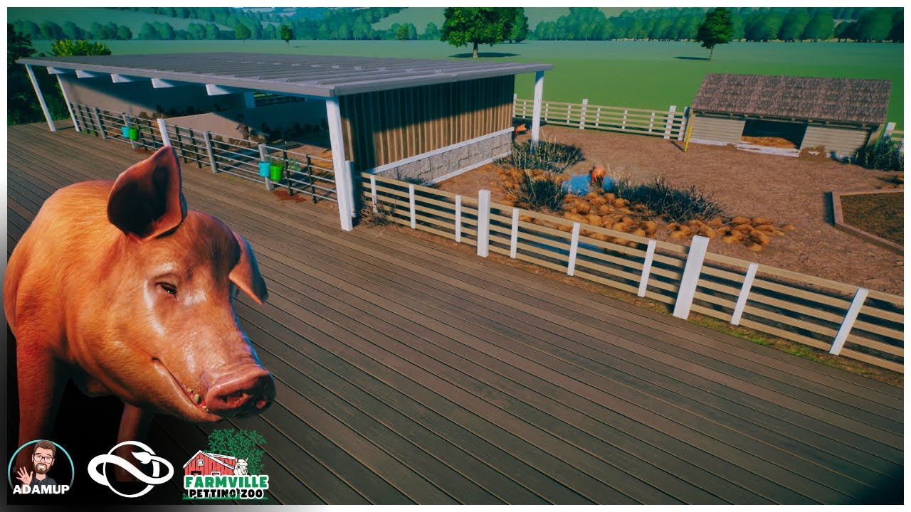 Planet Zoo Pig Enclosure - Farmville Petting Zoo