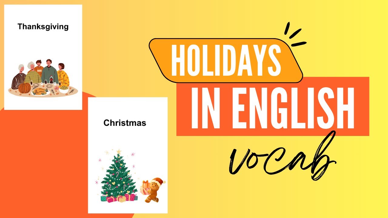 Learn Vocabulary For Public Holidays & Festivals In English | For Kids & Adults | Easy English