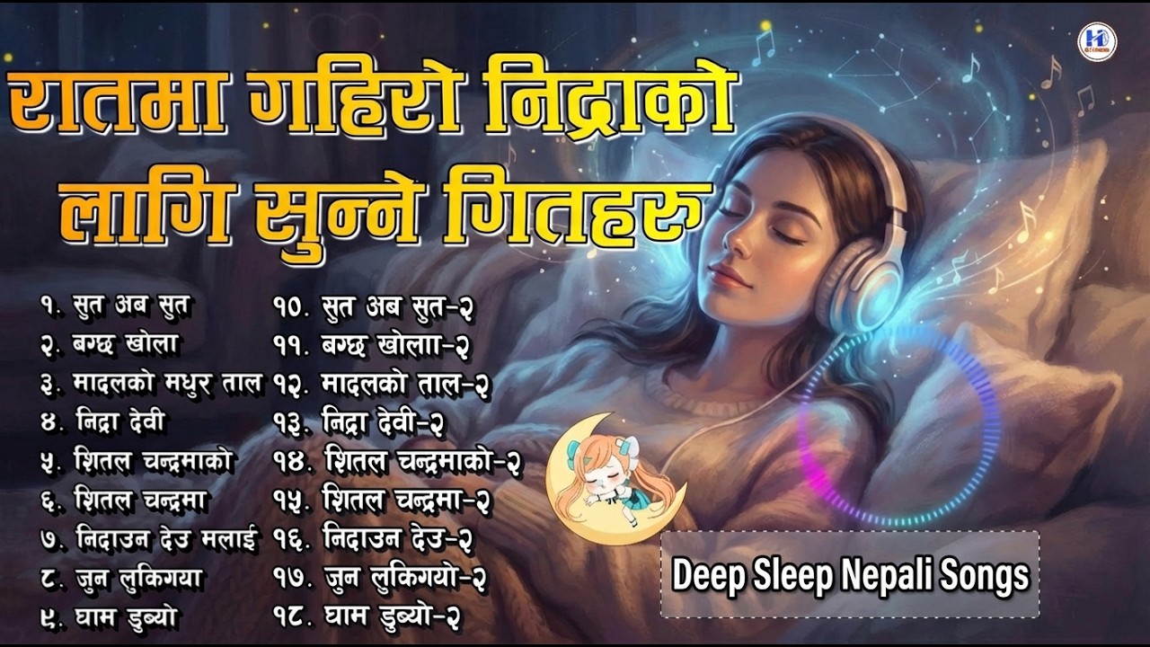 Sleep music: 10 min deep sleep |१० मिनेटमै गहिरो निद्रा | रातमा सुन्ने गितहरु | Best sleep song EVER