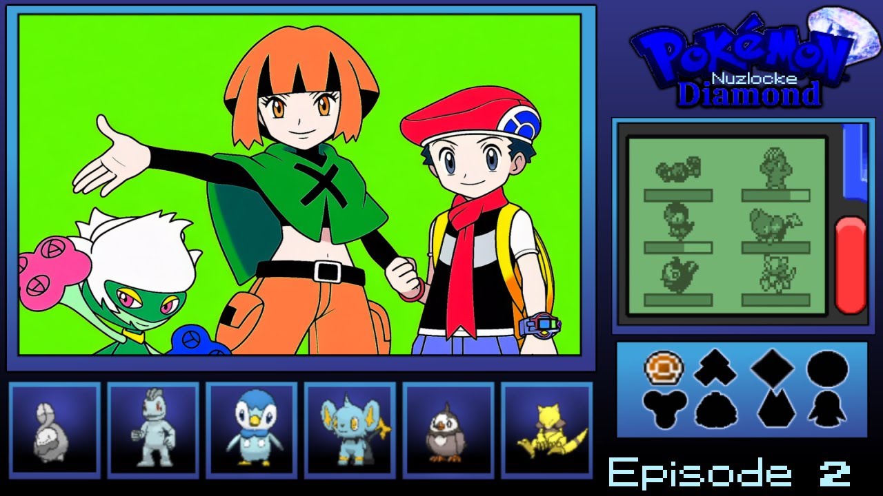 Gardenia! Pokemon Diamond Nuzlocke!! Episode 2