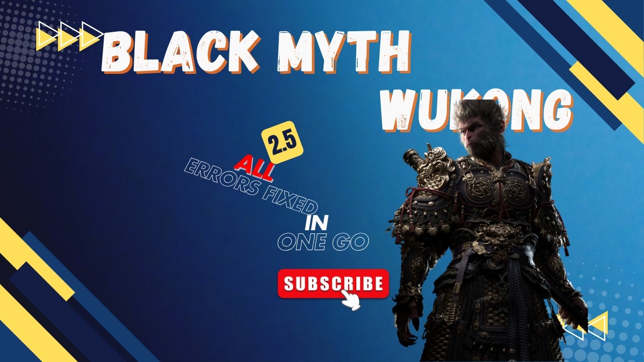 How to fix Black Myth: Wukong Errors 0xZeOn 2.5 #blackmythwukonggameplay #blackmythwukonggameplay4k