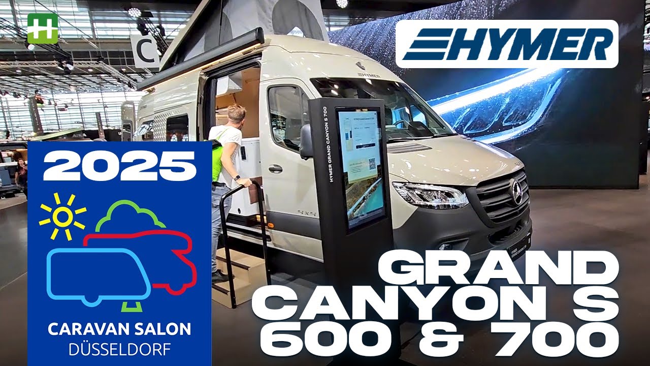 Caravan Salon Düsseldorf 2025 | Hymer Grand Canyon S 600 & 700 Vlog | Highbridge Caravans