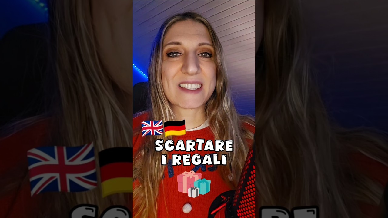 Inglese - Tedesco | SCARTARE I REGALI | Step by Step Lingue #shorts #inglese #tedesco