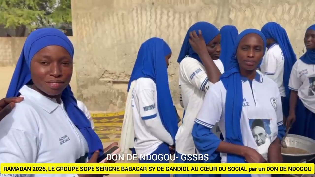 DON DE NDOGOU : Le Groupe Sope Serigne Babacar Sy de Gandiol au cœur du social.
