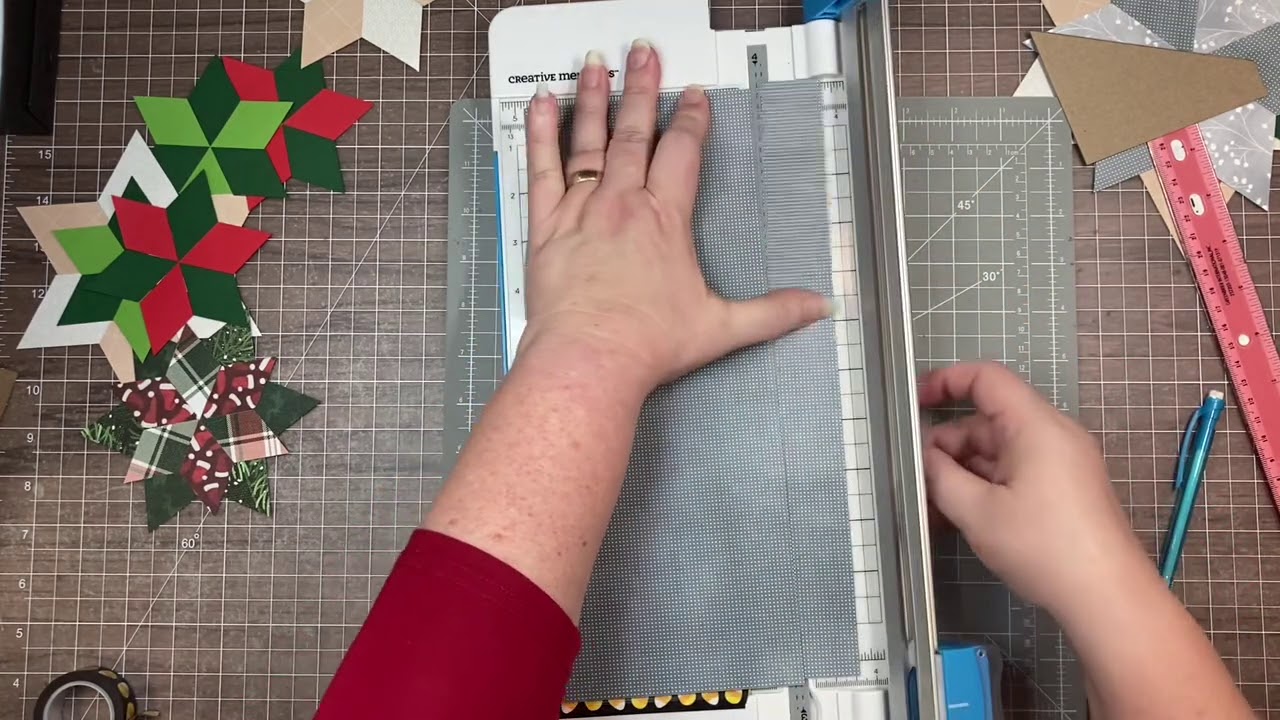 Six and eight point stars using the Creative Memories 12