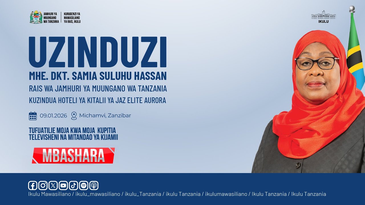 RAIS DKT. SAMIA AKIZINDUA HOTELI YA JAZ ELITE AURORA, ZANZIBAR