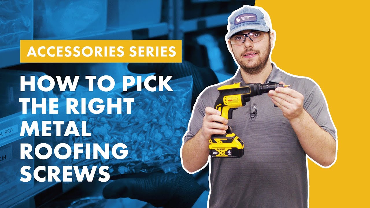 How to Choose and Install the Right Metal Roof Screws & Fasteners