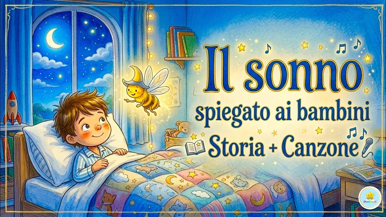 🌙 Ma perché devo sempre dormire?😴 La Magica Storia del Sonno per Bambini Giornata Mondiale del Sonno