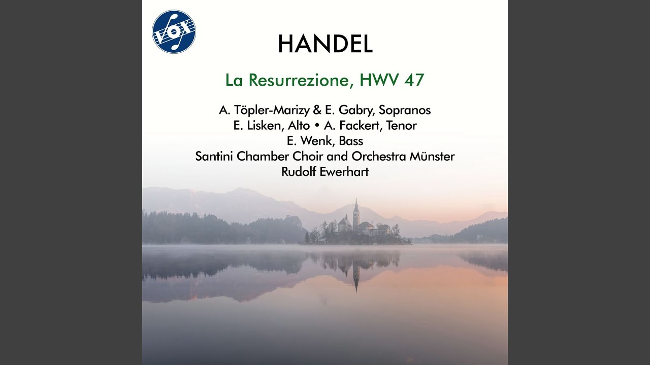 La resurrezione, HWV 47, Act II: Aria. Per celare il nuovo scorno (Lucifero)