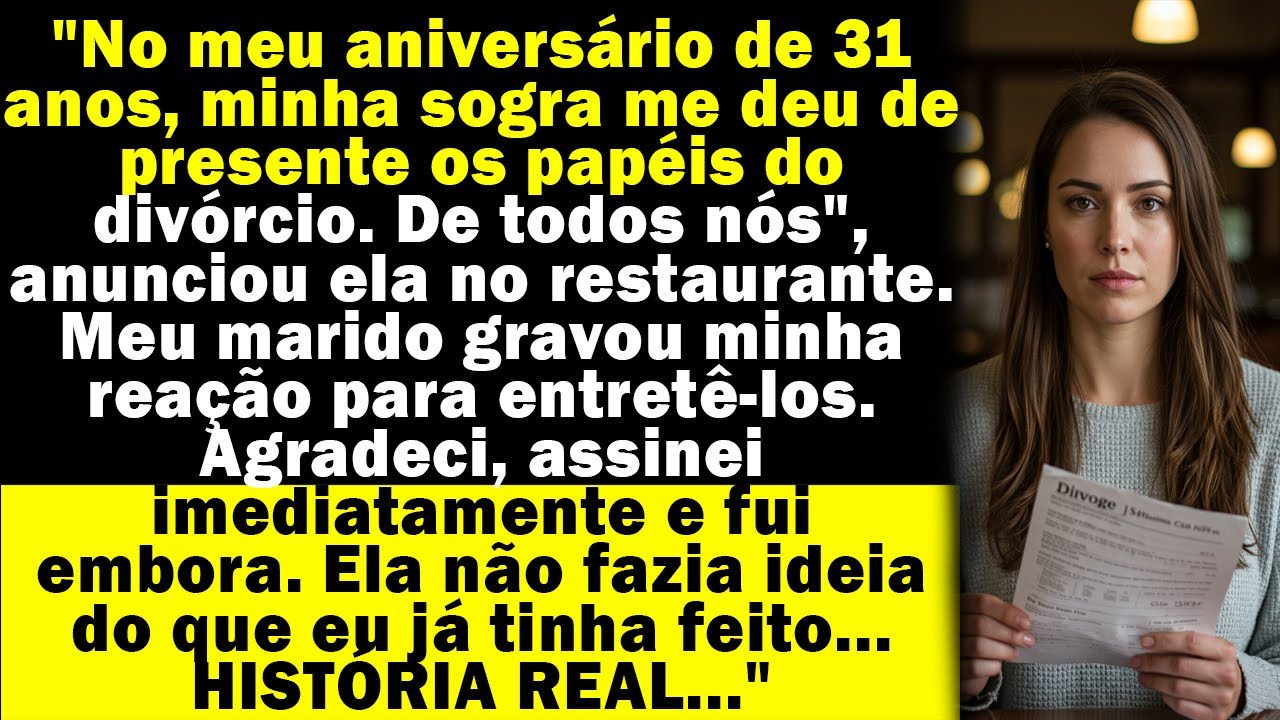 Minha sogra me humilhou com os papéis do divórcio na festa —mal sabia ela do espetáculo que preparei