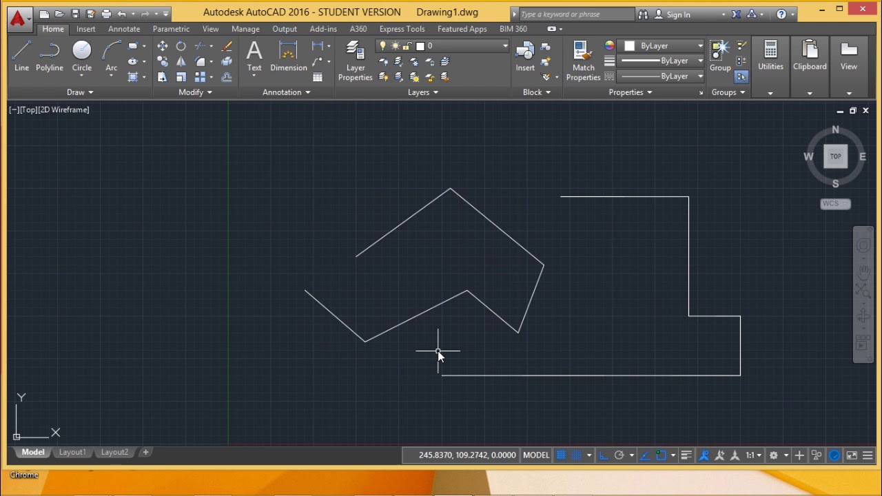 AutoCAD - Ortho and polar tracking