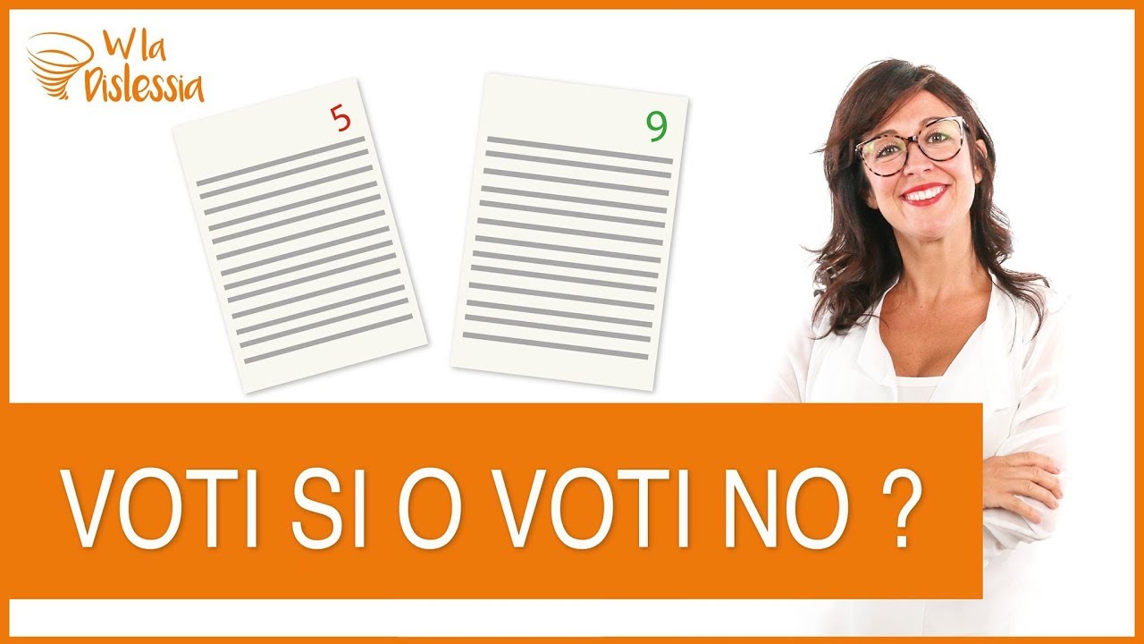 Voti si o Voti no? E' utile eliminare i voti a scuola?