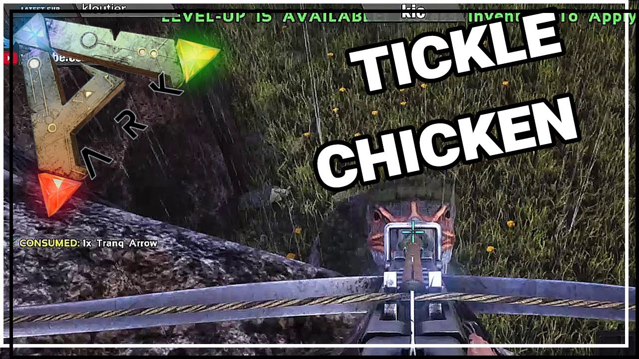 ★ ARK Survival Evolved retail single player gameplay -- Tickle chicken? Tickle chicken.