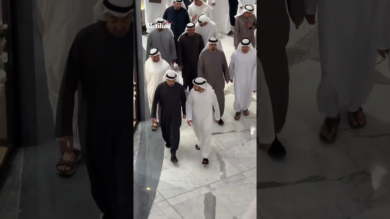 #UAE President with Hamdan bin Mohammed at #DubaiMall