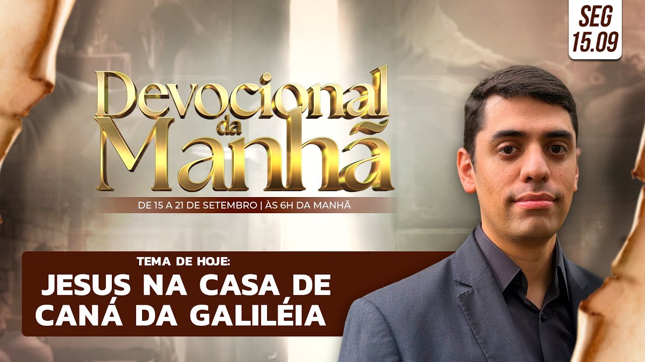 ☀️DEVOCIONAL DE HOJE  - 15/09 (SEGUNDA) | Pr. Guilherme Grando