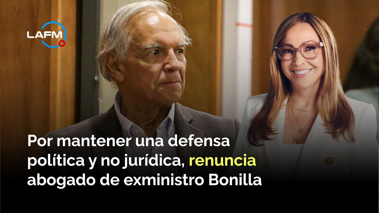 Por mantener una defensa política y no jurídica, renuncia abogado de exministro Bonilla