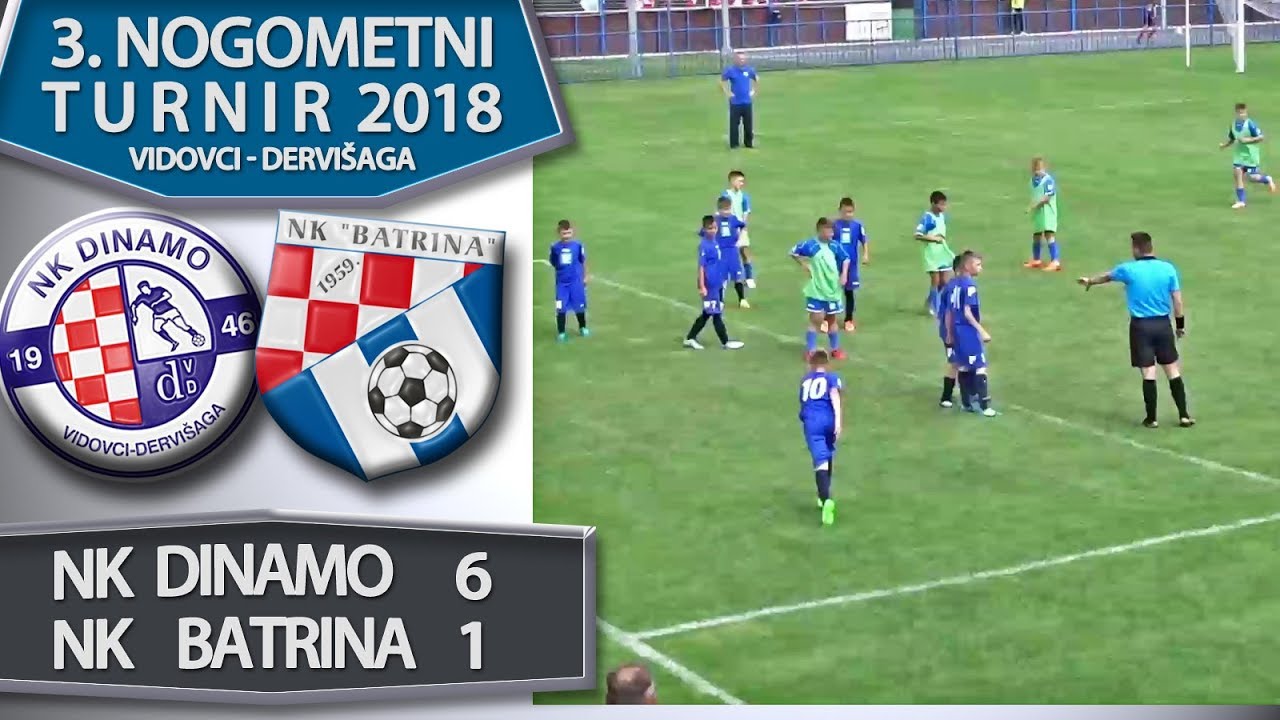 NK Dinamo - NK Batrina 6:1 # 3.Turnir Vidovci 2018 # Prva utakmica skupine