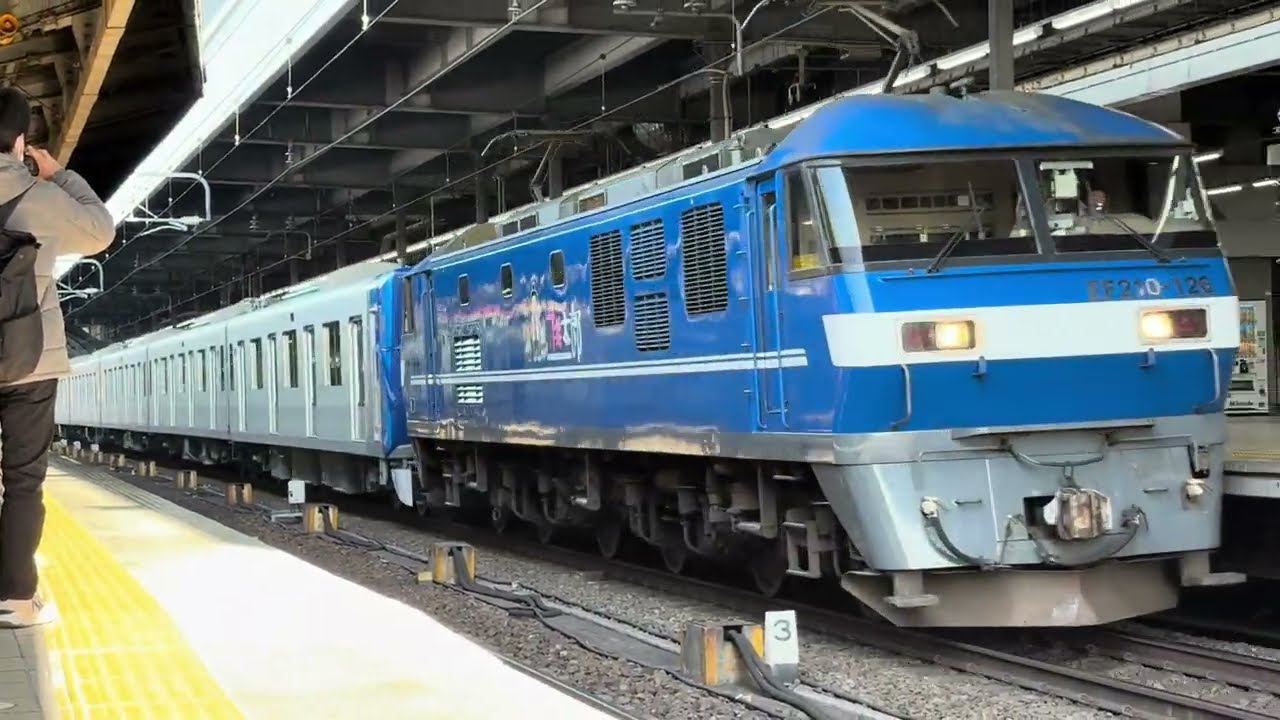 【甲種輸送】東武90000系日立製作所出場［EF210-126+東武91001F］