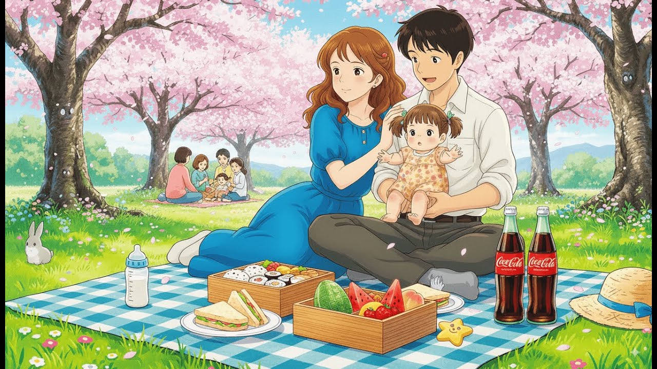When Cherry Blossoms Bloom, the Heart Fills with Love | Living in a Ghibli Scene