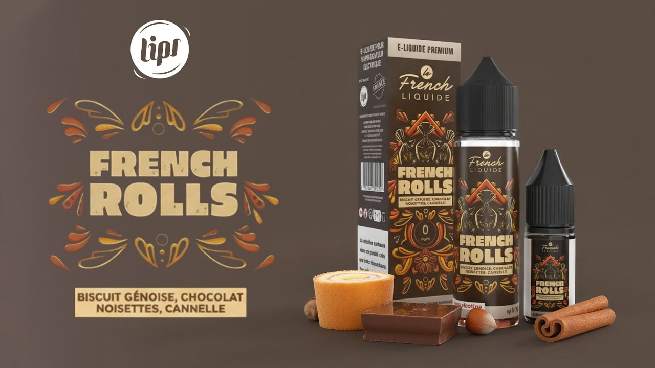 Notre avis sur le e-liquide French Rolls par LIPS (Le French Liquide)
