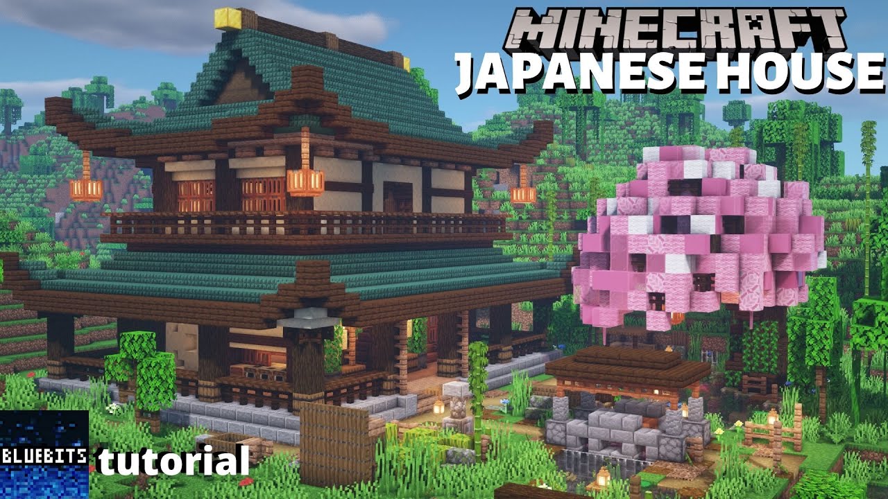 Minecraft Tutorial - How to Build a Japanese House #8